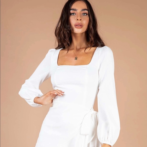 Princess Polly Dresses & Skirts - Princess Polly Cute casual white mini dress